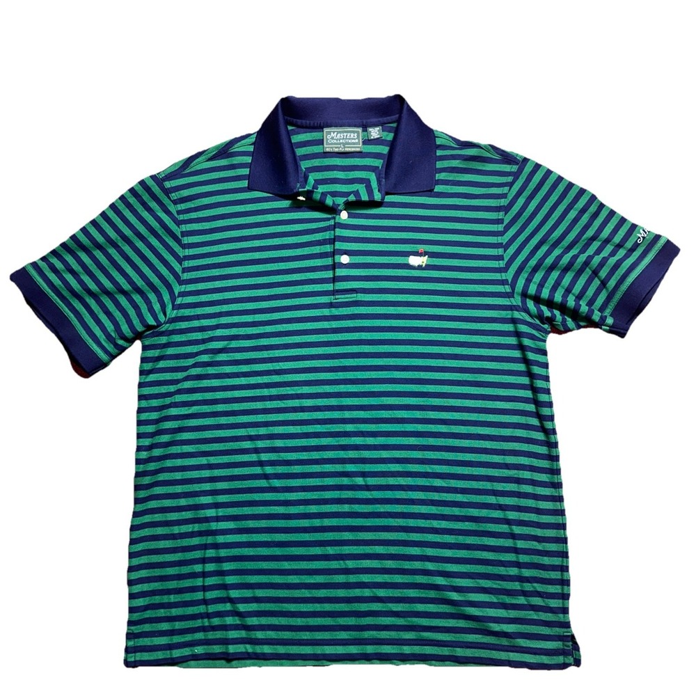 Men's Masters Collection 60's Two Ply Mercerized Large Knit Golf Polo Shirt